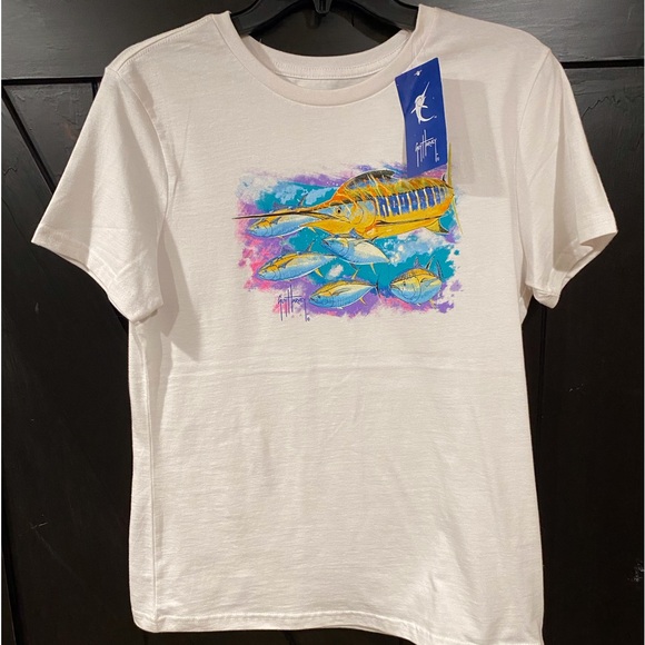 NWT Guy Harvey Tee shirt S/P - Picture 1 of 5
